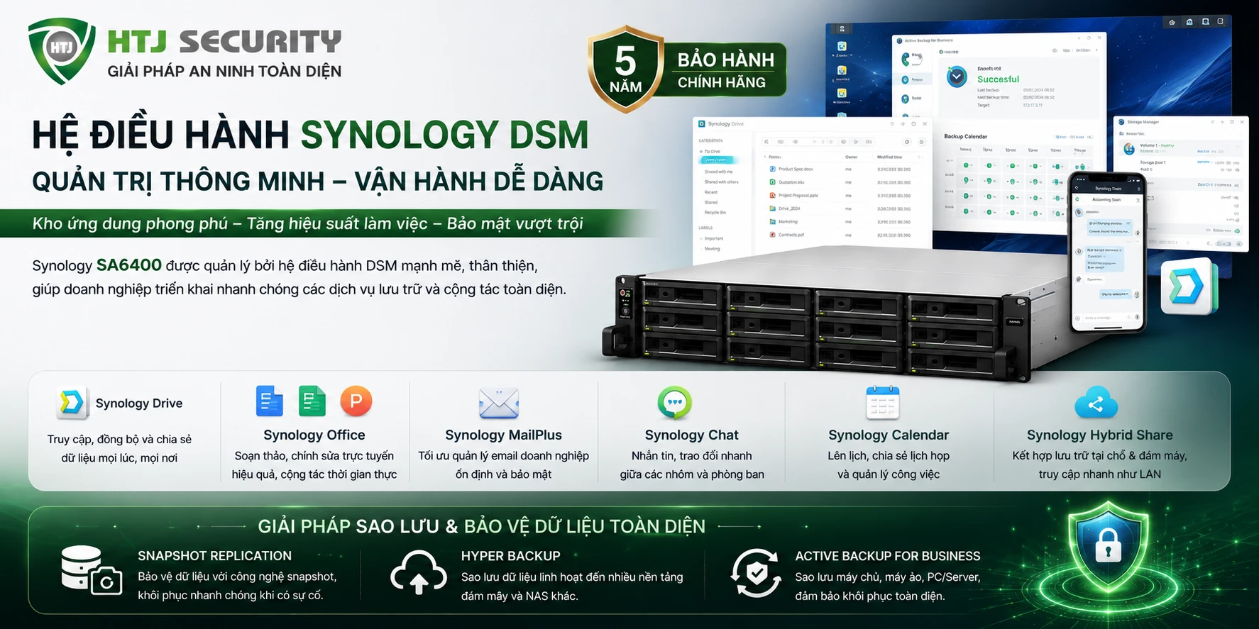 Thiết bị lưu trữ NAS Synology FS6400