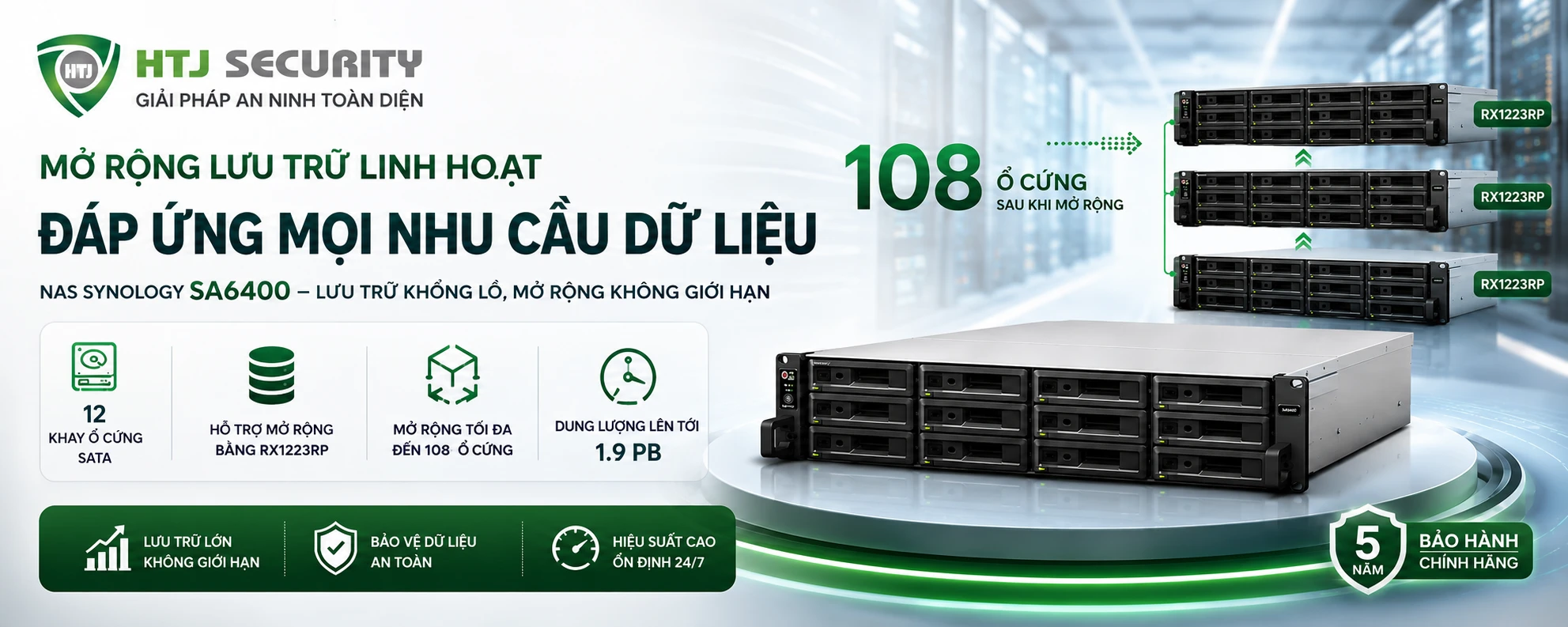 Thiết bị lưu trữ NAS Synology FS6400