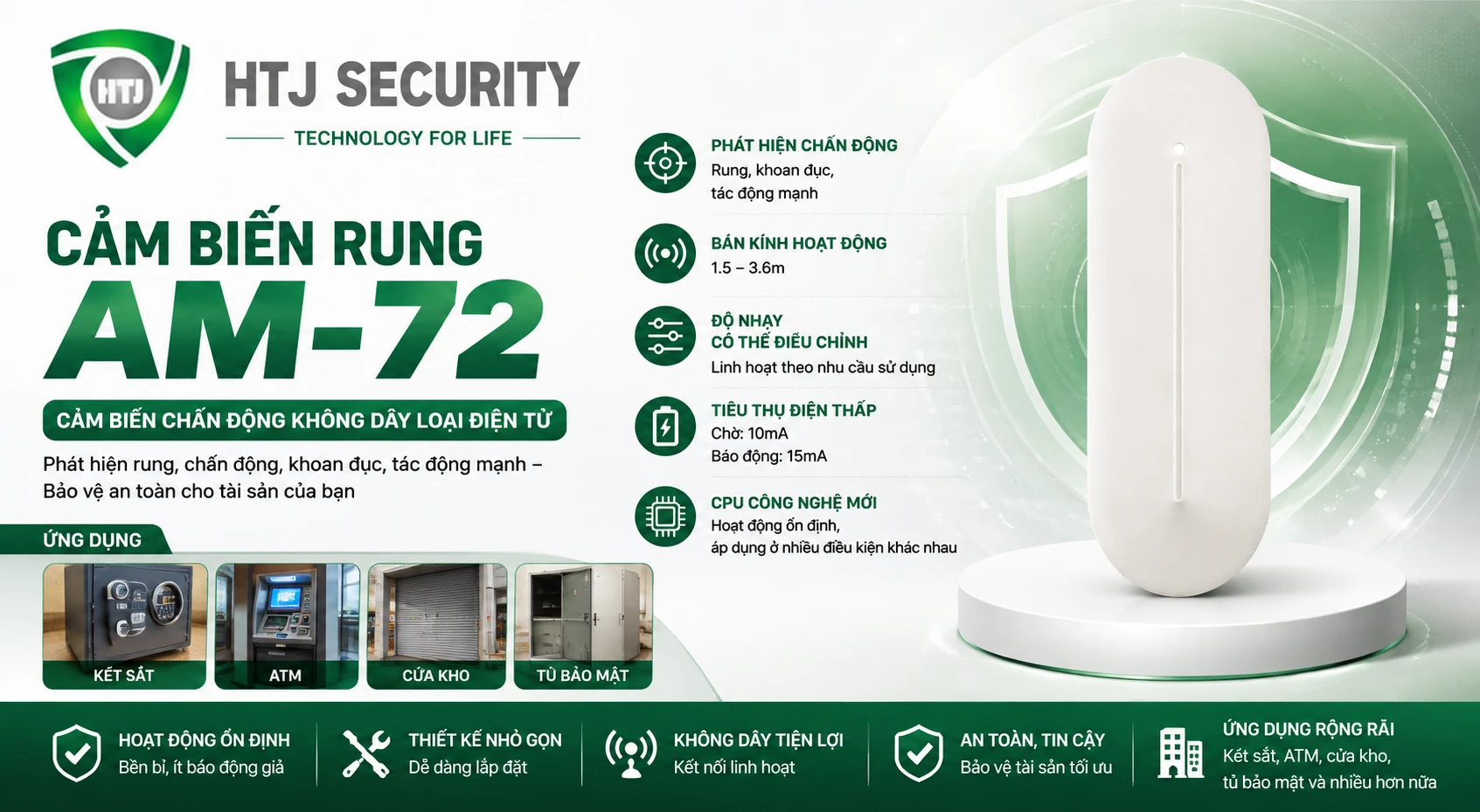 Cảm biến rung AM-72 – Cảm biến chấn động điện tử