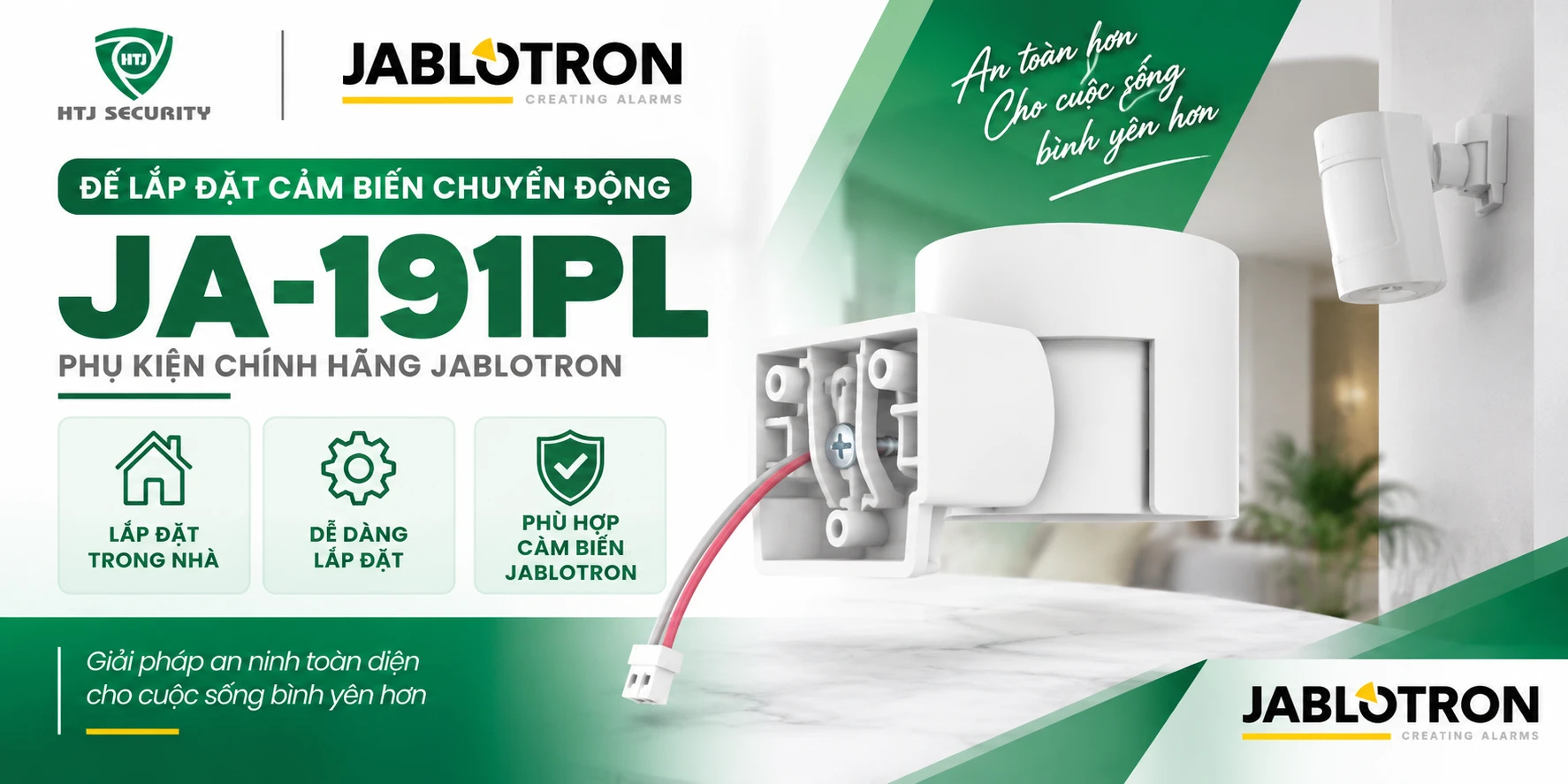 Đế lắp đặt cảm biến chuyển động Jablotron JA-191PL