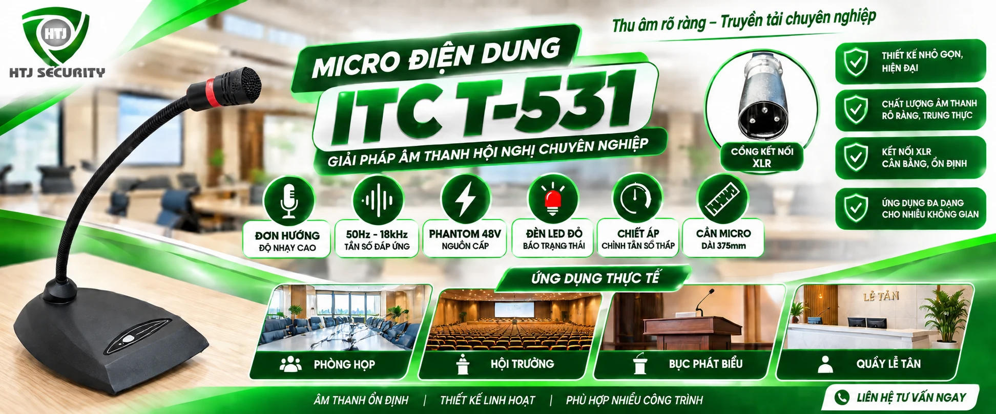 Micro cổ ngỗng ITC T-531