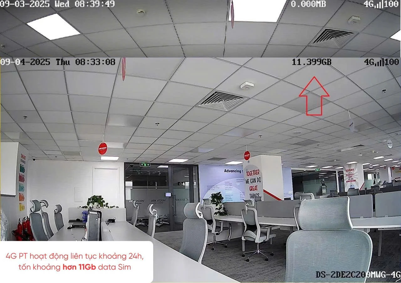 Camera IP PT 4G 2MP Hikvision DS-2DE2C200MWG-4G