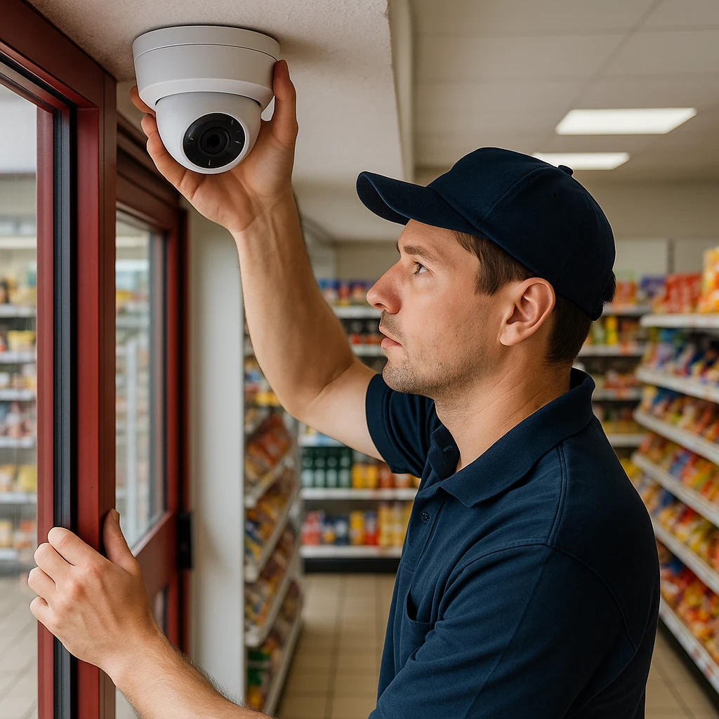 Giải pháp lắp đặt camera cho siêu thị