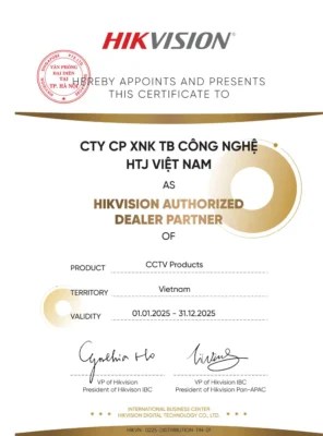 Giấy chứng nhận HTJ-HIKVISION