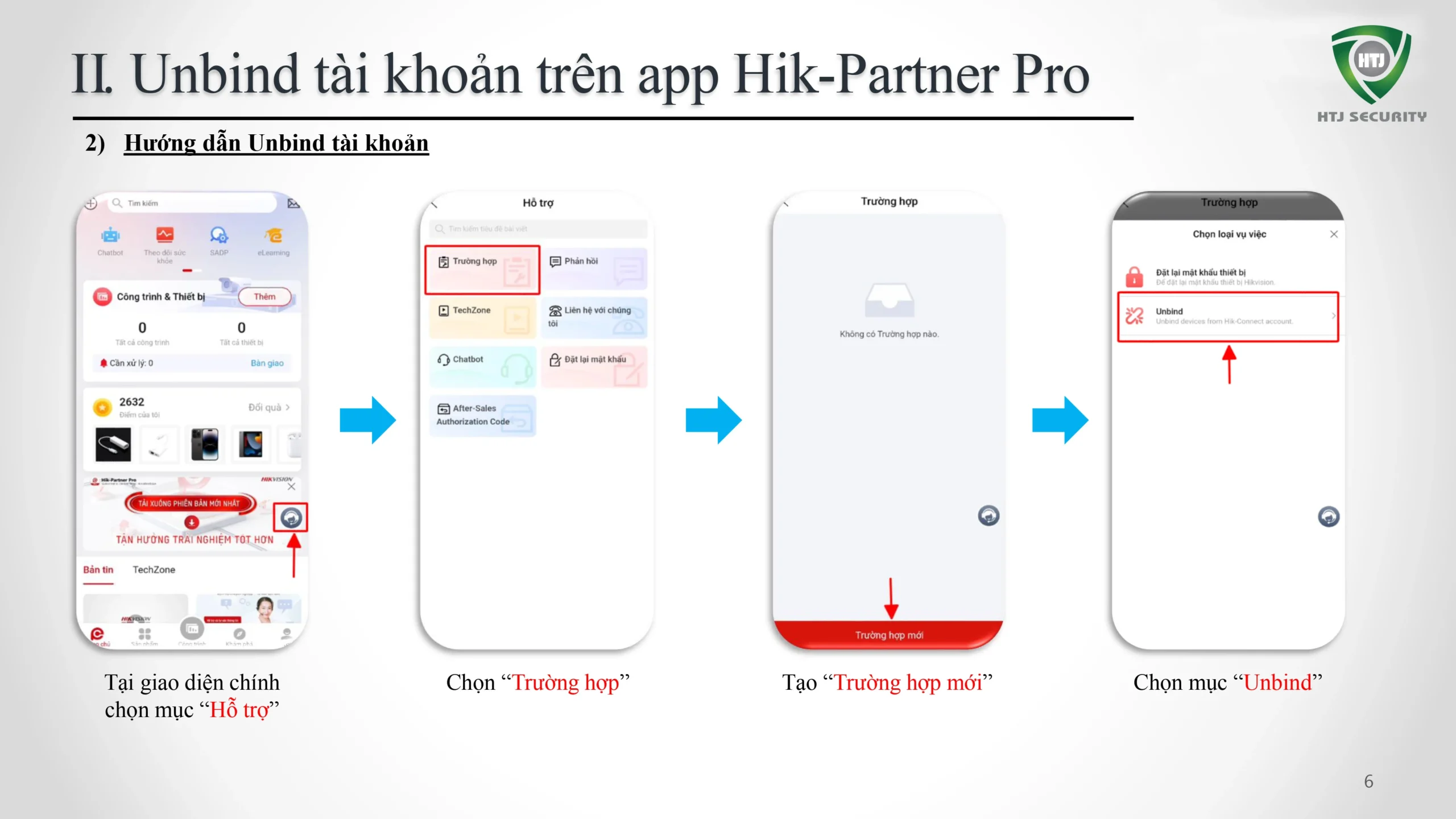 Hướng dẫn xóa tài khoản Hik-Connect trên Hik-Partner Pro