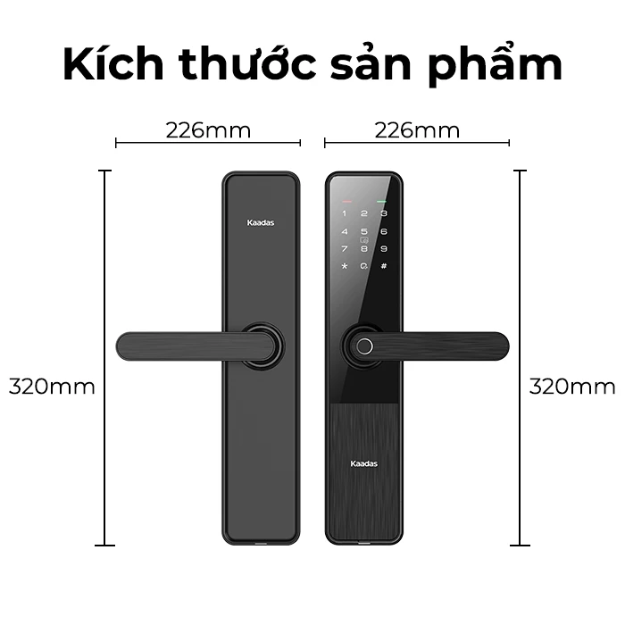 Khóa Cửa Thông Minh Cao Cấp Kaadas M5
