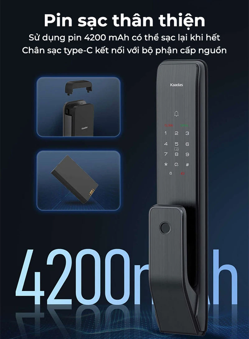 Khóa cửa thông minh cao cấp Kaadas Q3
