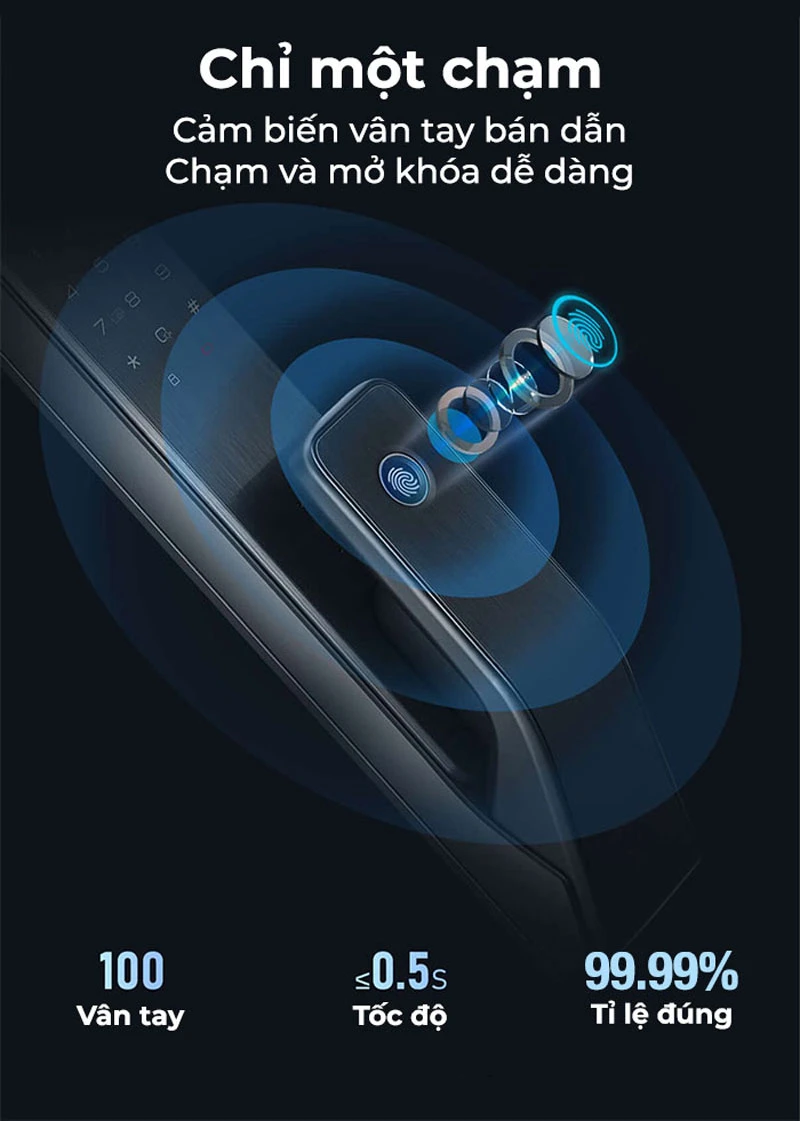 Khóa cửa thông minh cao cấp Kaadas Q3