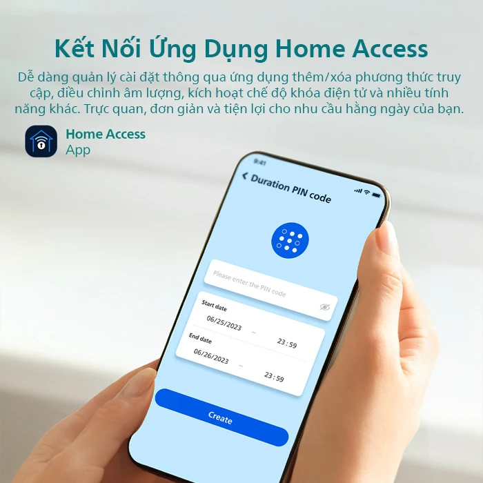 Khóa thông minh Philips DDL615-5HBS