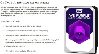 Cách tính dung lượng ổ cứng camera Dahua