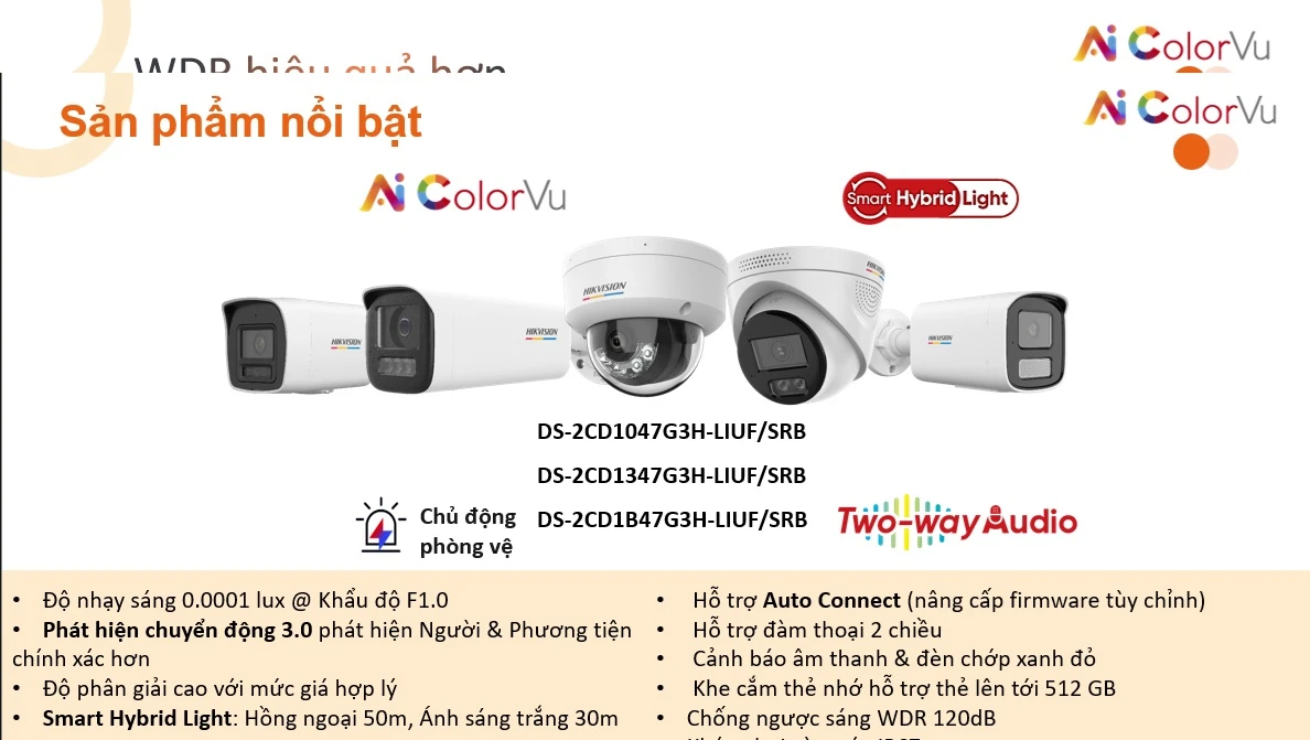 Camera Hikvision DS-2CD1347G3H-LIUF-SRB