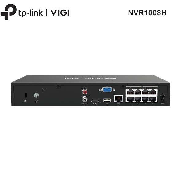 Đầu ghi hình IP 8 kênh PoE VIGI NVR1008H-8P