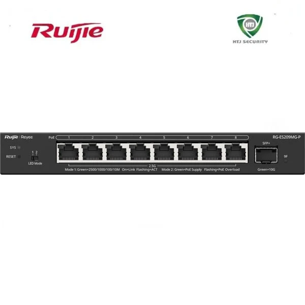 Switch PoE Ruijie RG-ES209MG-P