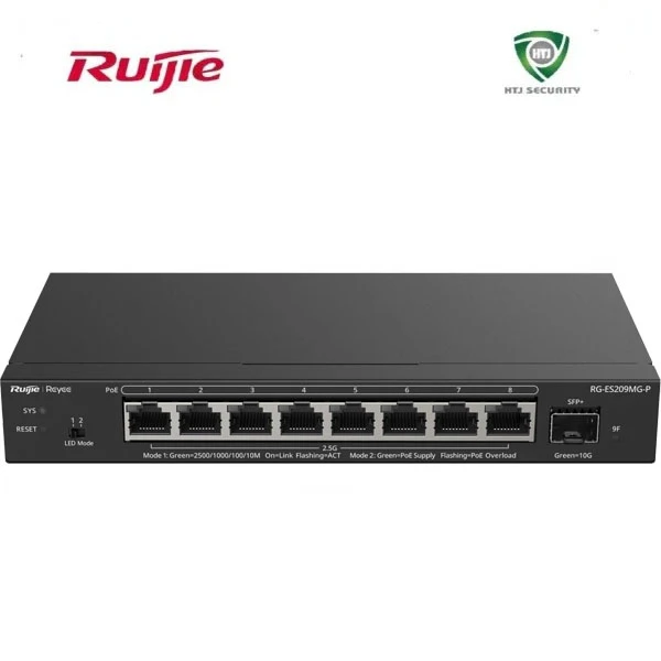 Switch PoE Ruijie RG-ES209MG-P