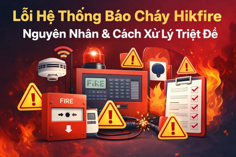 Các Lỗi Thường Gặp Của Hệ Thống Báo Cháy Hikfire