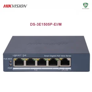 Switch Hikvision 4 cổng DS-3E1505P-EI/M