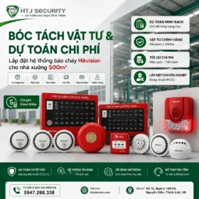 Bóc Tách Vật Tư Và Dự Toán Chi Phí Lắp Đặt Hệ Thống Báo Cháy Hikvision Cho Nhà Xưởng 500m²