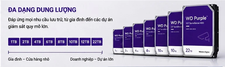 Ổ Cứng WD Purple Là Gì? Vì Sao Được Thiết Kế Riêng Cho Camera Giám Sát?
