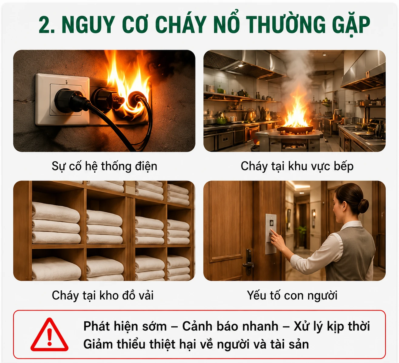 Giải Pháp Báo Cháy Cho Khách Sạn