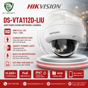 Camera IP Dome 2MP Hikvision DS-VTA112D-LIU
