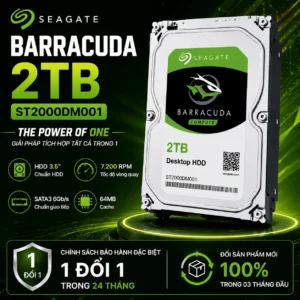 Ổ cứng HDD SEAGATE BarraCuda 2TB
