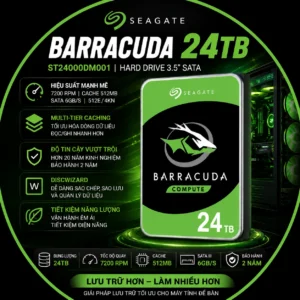 Ổ Cứng HDD Seagate BarraCuda 24TB