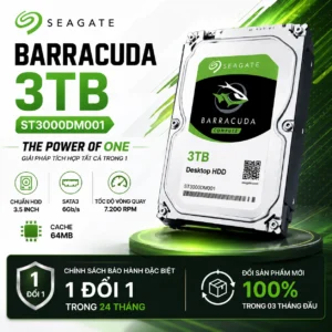 Ổ Cứng HDD SEAGATE BarraCuda 3TB