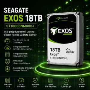 Ổ Cứng HDD Seagate Exos 18TB ST18000NM000J