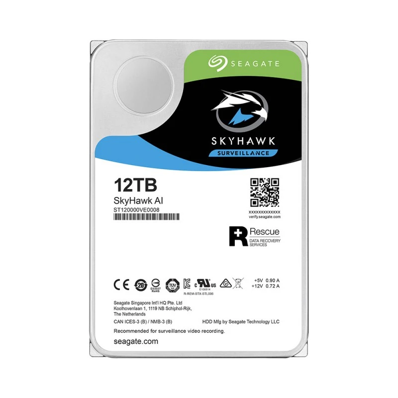 Ổ Cứng HDD SkyHawk AI 12TB ST12000VE003