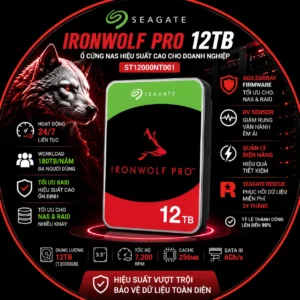 Ổ Cứng NAS Seagate IronWolf Pro 12TB