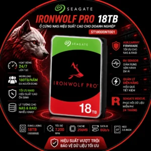 Ổ Cứng NAS Seagate IronWolf Pro 18TB