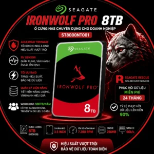 Ổ Cứng NAS Seagate IronWolf Pro 8TB