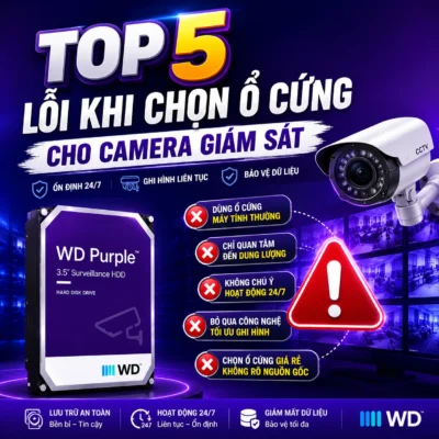 Top 5 Lỗi Khi Chọn Ổ Cứng Cho Camera