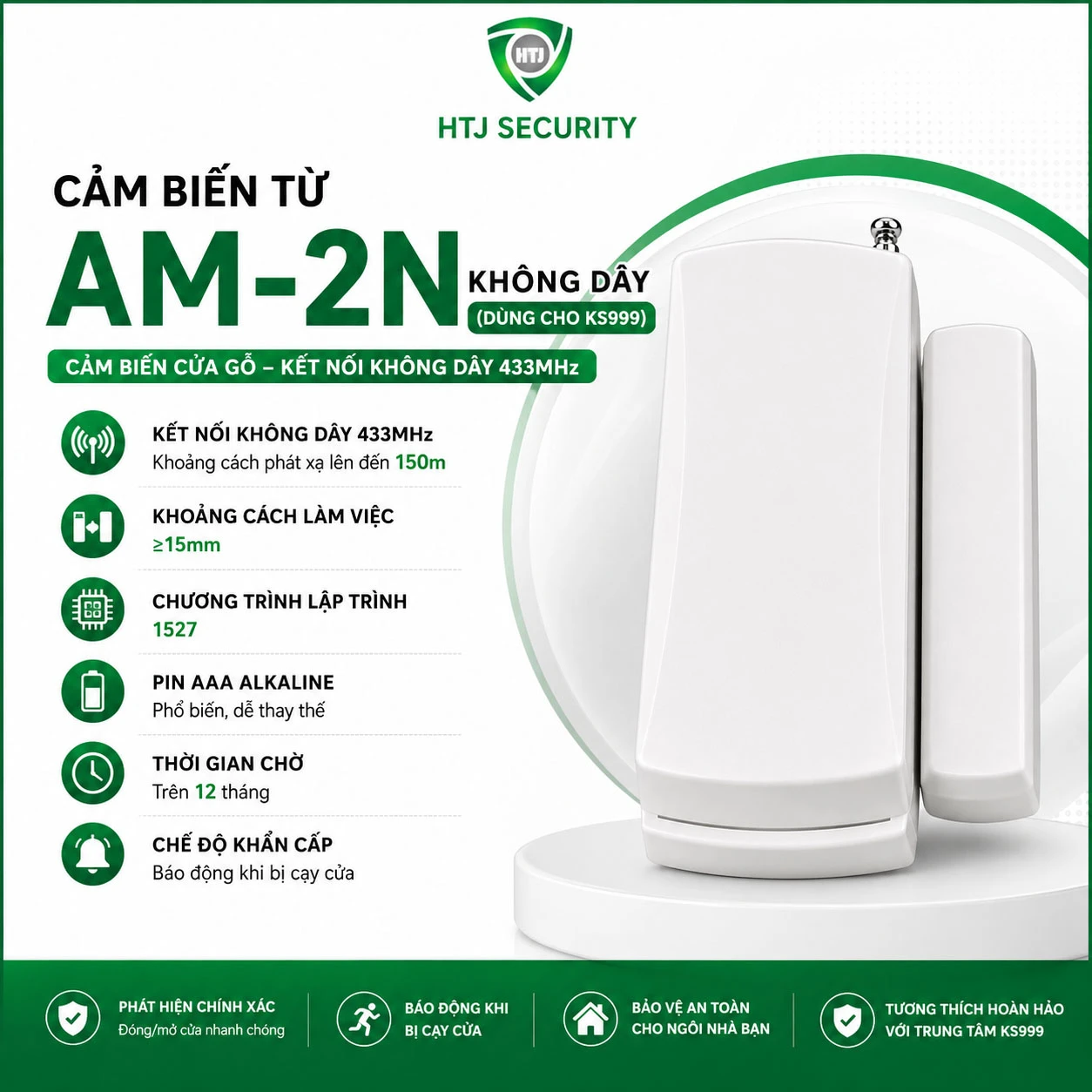 Cảm biến từ AM-2N không dây