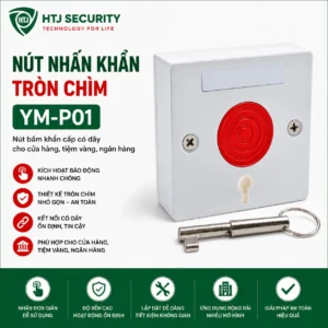 Nút nhấn khẩn tròn chìm YM-P01