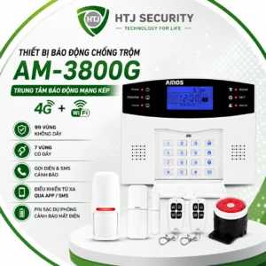 Thiết bị báo động chống trộm AM-3800G– Trung tâm 4G + WiFi