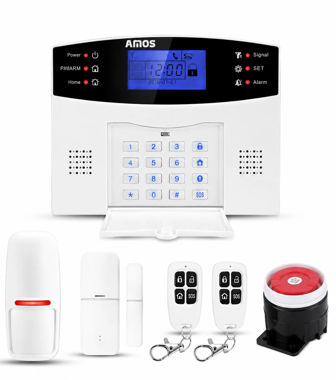 Thiết bị báo động chống trộm AM-3800G– Trung tâm 4G + WiFi