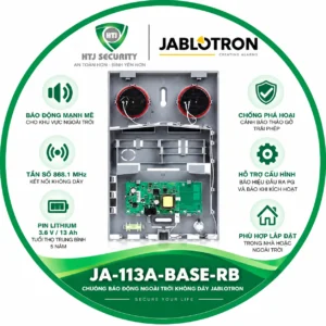 Chuông báo động ngoài trời không dây Jablotron JA-113A-BASE-RB