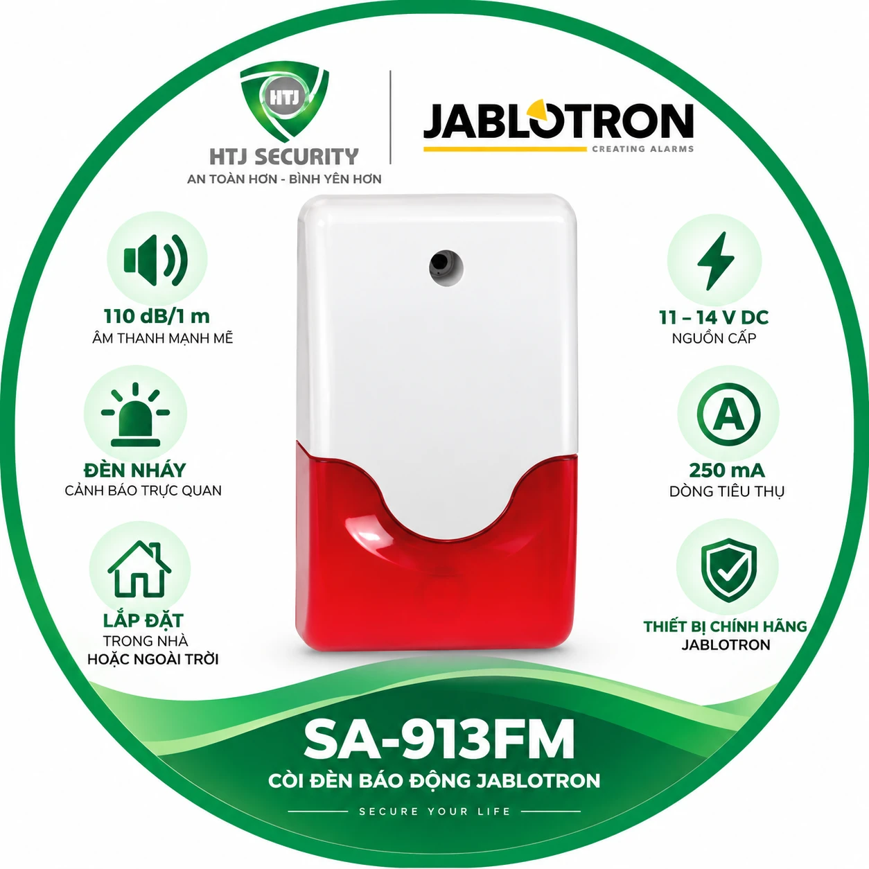 Còi đèn báo động Jablotron SA-913FM