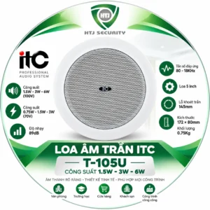 Loa âm trần ITC T-105U công suất 1.5W – 3W – 6W