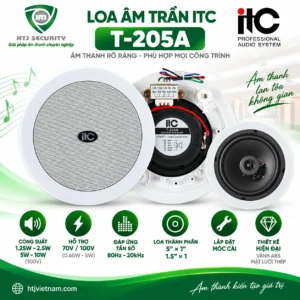 Loa âm trần ITC T-205A – công suất 1.25W – 10W