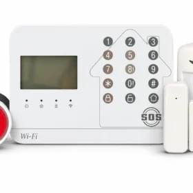 Thiết bị báo động chống trộm AMOS AM-GSM74 – Dùng SIM 4G + WiFi