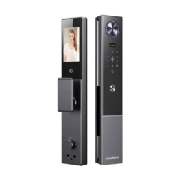Khóa điện tử Hyundai HY-SLA102 CNC Black Face ID Palm Vein