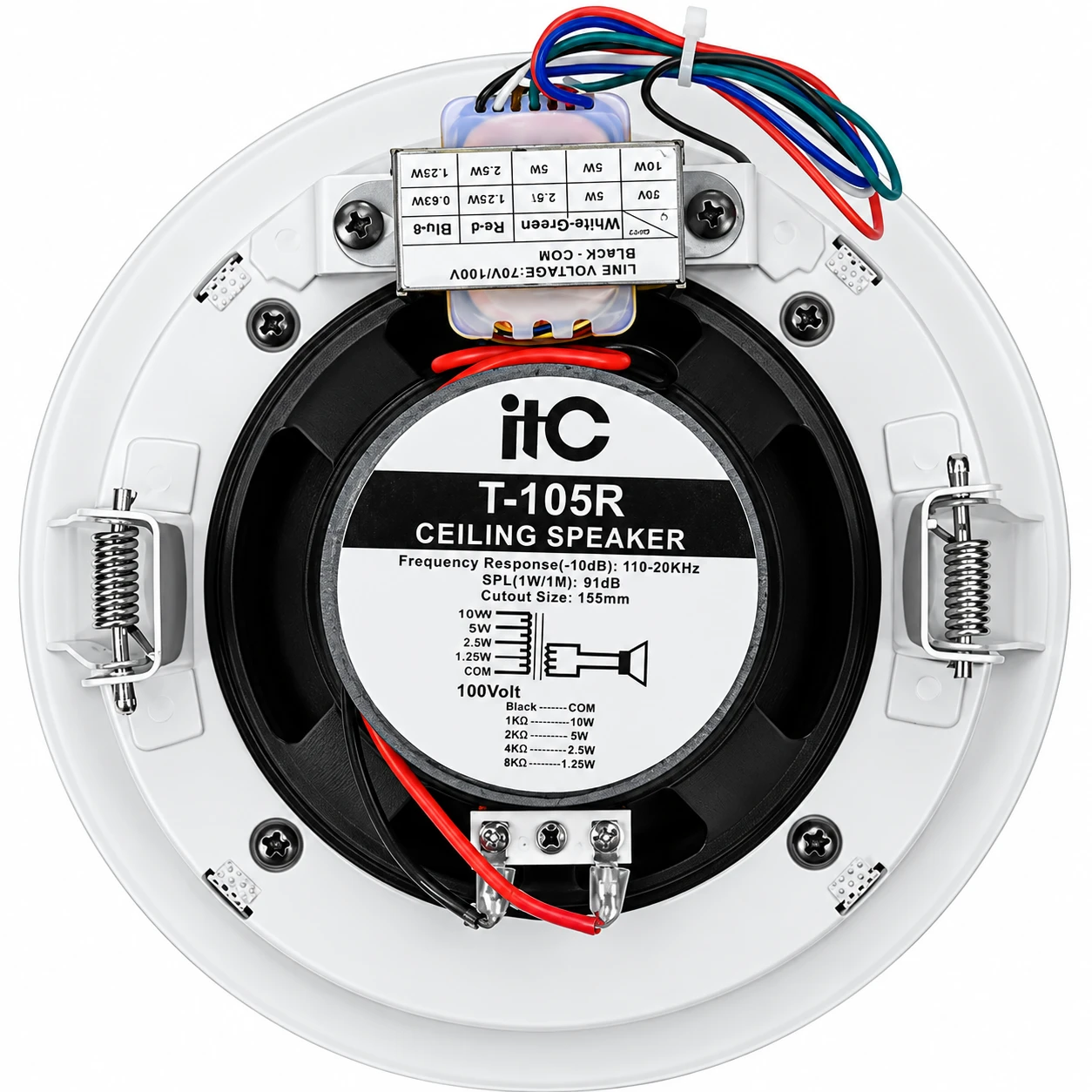 Loa âm trần ITC T-105R – Công suất 1.25W – 2.5W – 5W – 10W
