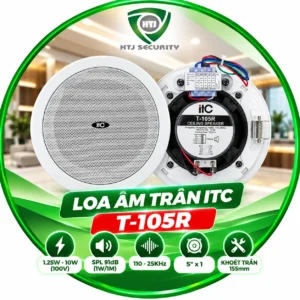 Loa âm trần ITC T-105R – Công suất 1.25W – 2.5W – 5W – 10W