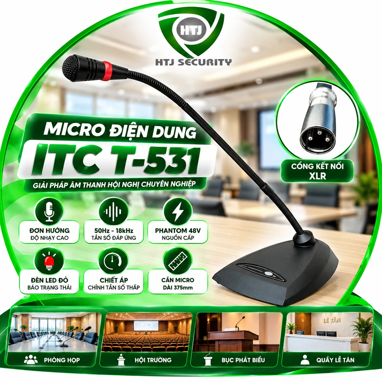 Micro cổ ngỗng ITC T-531